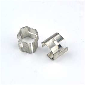 Soldering iron protective cover spring piece