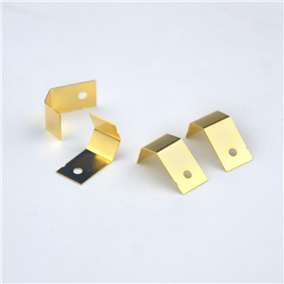 Copper-plated and gold-plated spring pieces